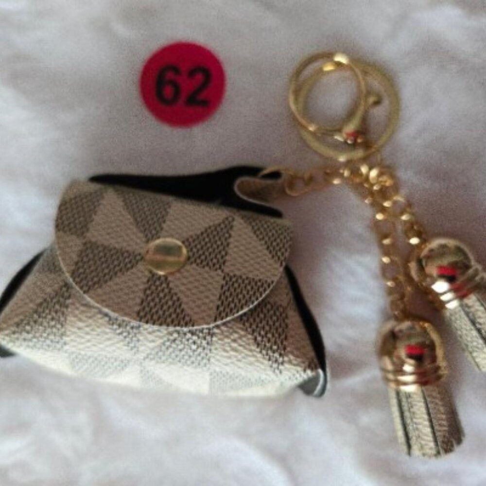 Mini Wallet Purse Bag Charm/Keychain SILVER or BLACK⭐️NWT - Picture 14 of 15